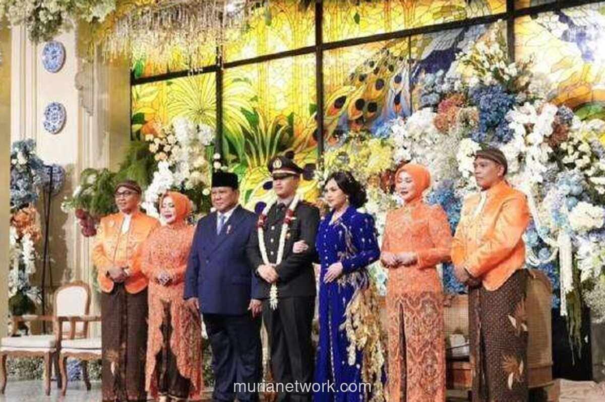 Presiden Prabowo Hadiri Resepsi Pernikahan Putri Ketua KPK