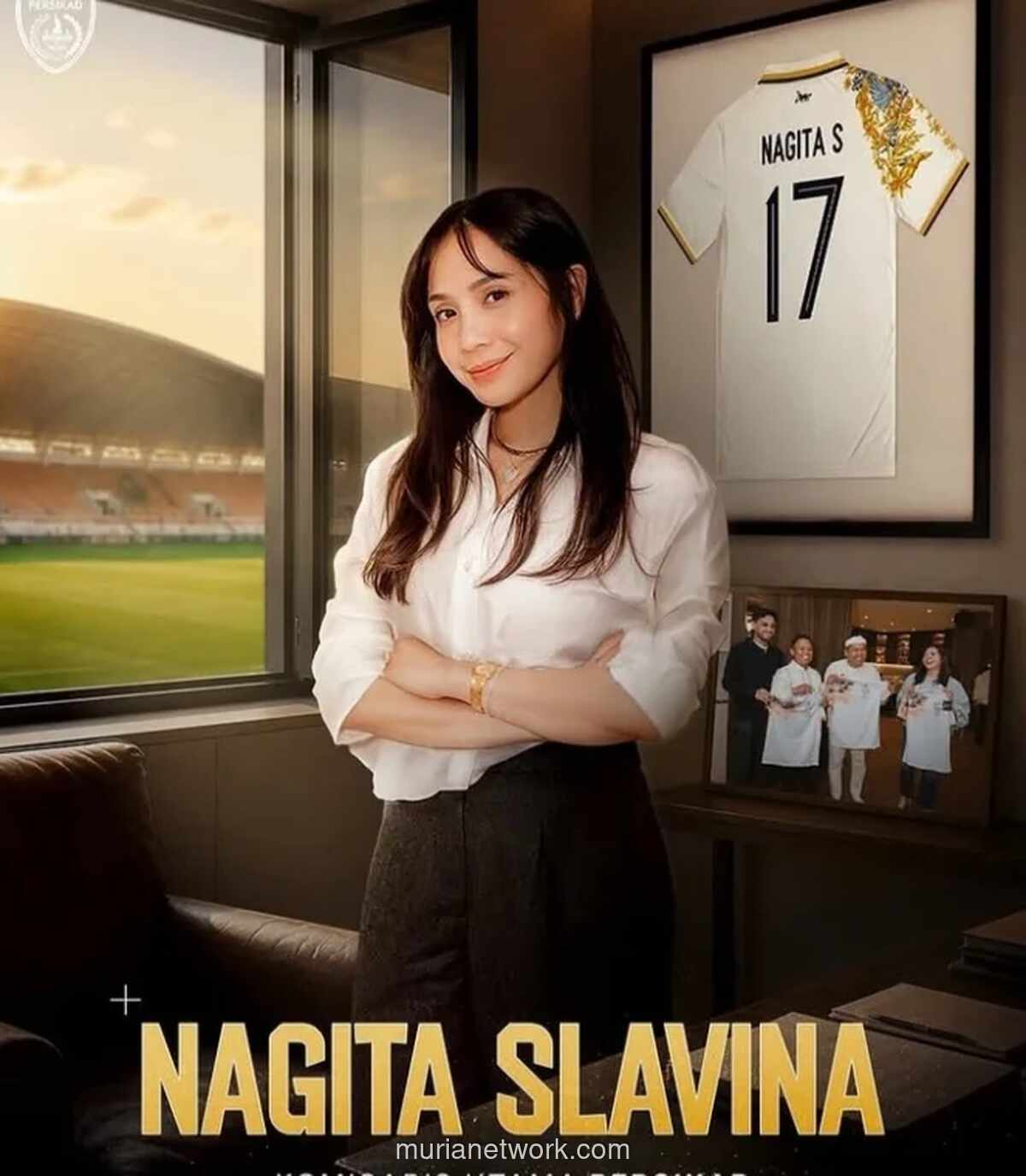 Nagita Slavina Resmi Jabat Komisaris Utama Persikad Depok