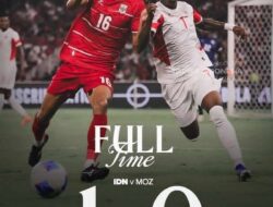 Timnas Indonesia Tutup FIFA Matchday Juni 2026 dengan Kemenangan Sempurna, Taklukkan Mozambik 1-0