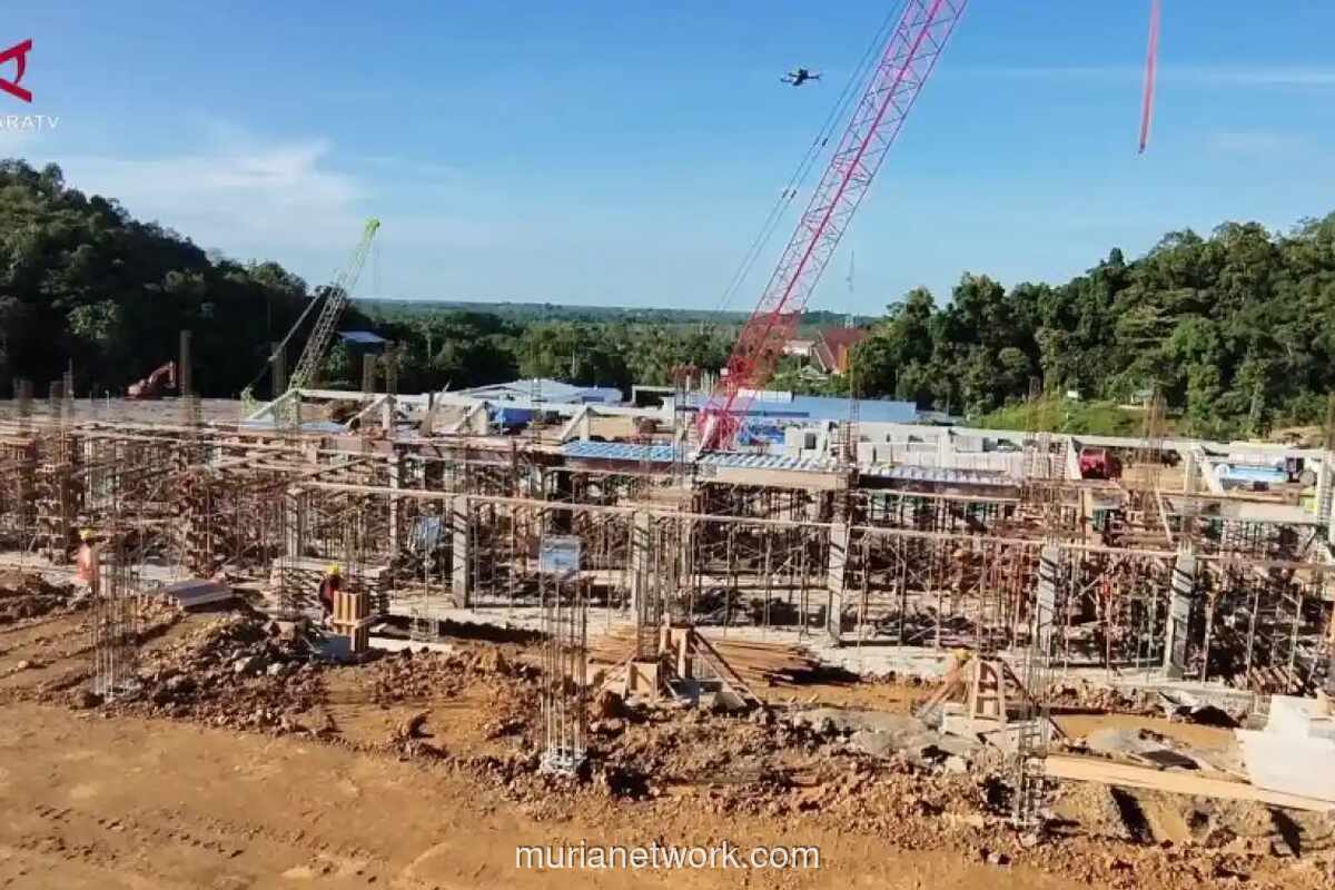 Pembangunan SMA Unggul Garuda di Bulungan Dikebut 24 Jam demi Target Rampung 2026