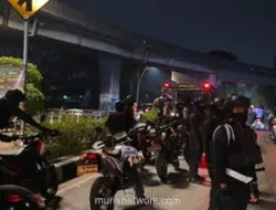 Pengendara Motor Mabuk Terjaring Razia Gabungan di Jakarta Utara