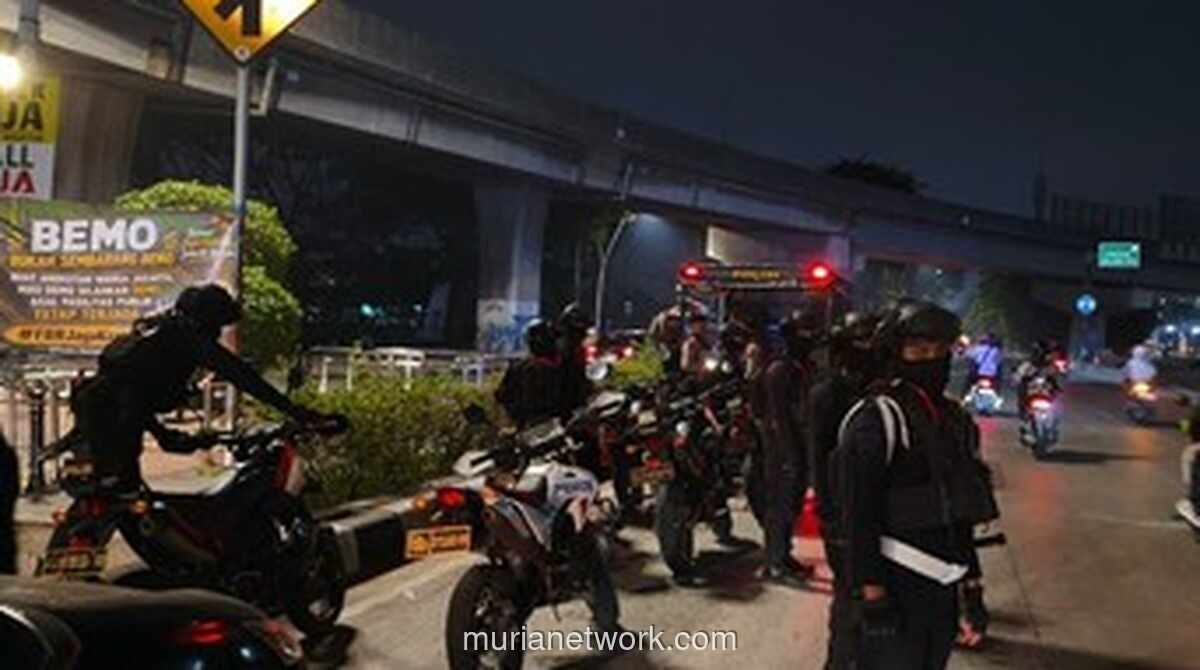 Pengendara Motor Mabuk Terjaring Razia Gabungan di Jakarta Utara