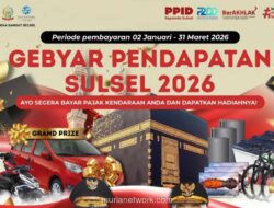 Pemprov Sulsel Bebaskan Denda dan Diskon 50 Persen Pokok Pajak Kendaraan untuk Warga