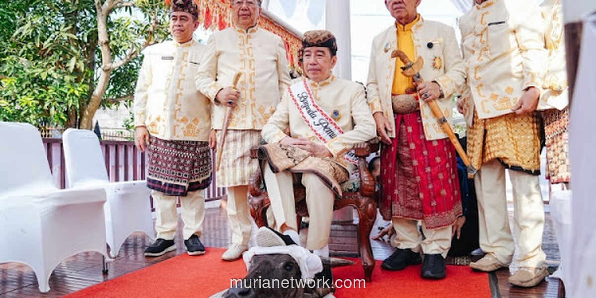 Ritual Jokowi Injak Kepala Kerbau di Lampung Ditafsir sebagai Sinyal Tantangan ke PDIP