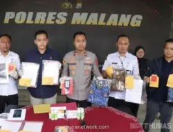 Polres Malang Bongkar Penipuan Mengatasnamakan Pemprov Jatim, Dua Tersangka Incar Pelaku UMKM