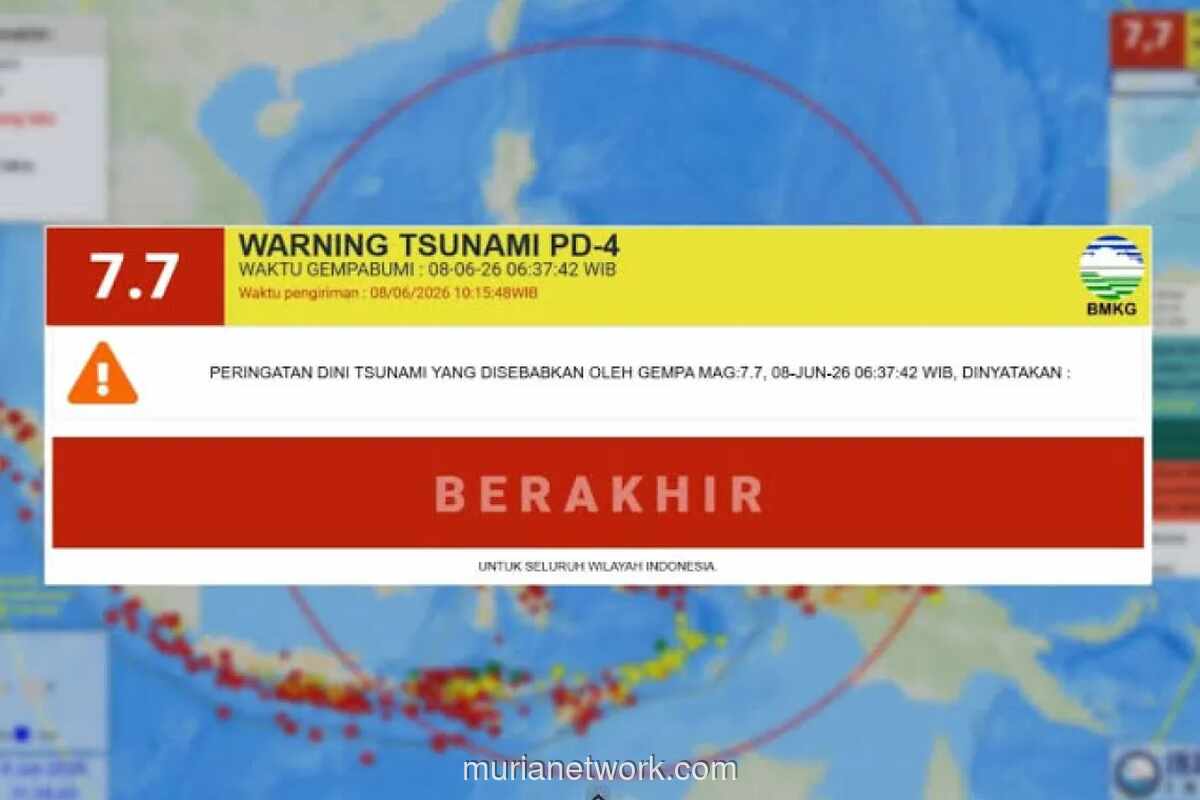 Peringatan Tsunami di Gorontalo Utara Resmi Dicabut, Warga Dipersilakan Kembali ke Rumah