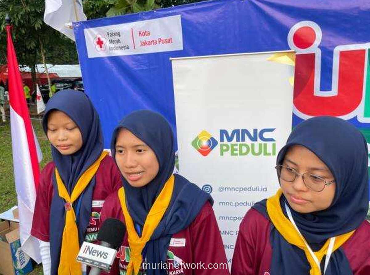 Ribuan Anggota PMR Jakarta Pusat Ramaikan Jumpa Bakti Gembira di Cibubur