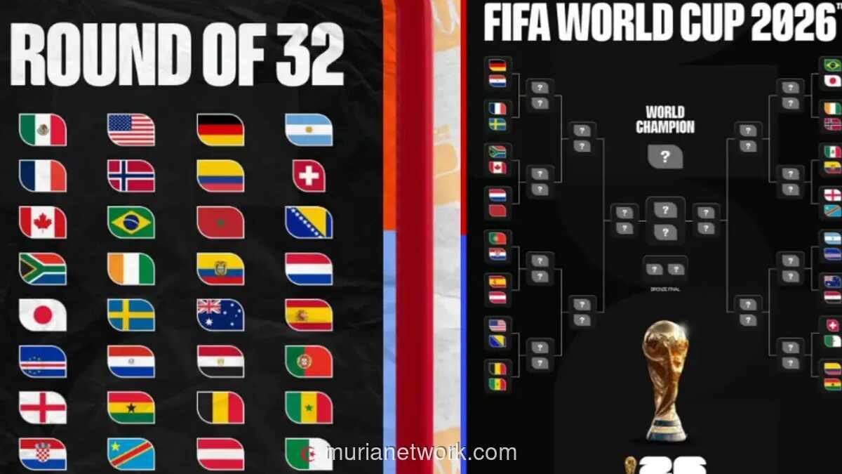 Babak 32 Besar Piala Dunia 2026 Dimulai, Brasil vs Jepang Jadi Laga Pembuka