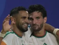 Komentar Mahrez Picu Kontroversi Usai Hasil Imbang Aljazair vs Austria