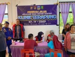 Polisi Perairan Riau Salurkan Bantuan dan Buka Klinik Gratis di Desa Pesisir Bengkalis