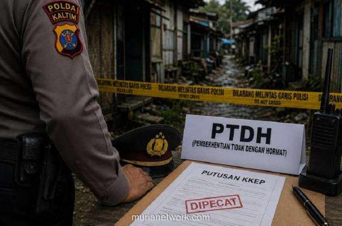 Polisi Pemantau Kampung Narkoba di Samarinda Dipecat Tidak Hormat