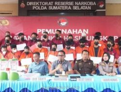 Polda Sumsel Musnahkan Sabu dan Ekstasi Hasil 25 Kasus, Selamatkan 34.252 Jiwa