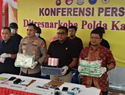 Polisi Bongkar Jaringan Narkotika Malaysia-Pontianak, Sita Barang Bukti Rp7,56 Miliar