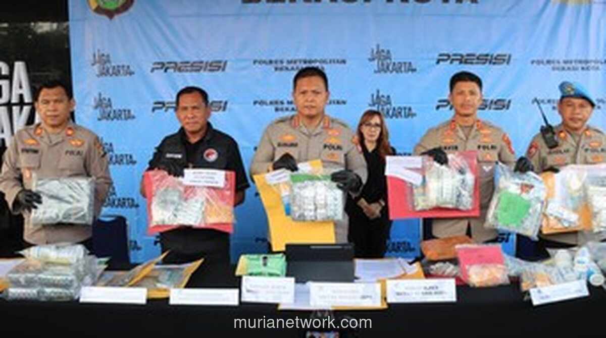 Polres Bekasi Kota Bongkar 102 Kasus Narkoba dan Obat Ilegal dalam Dua Bulan, 121 Orang Ditangkap