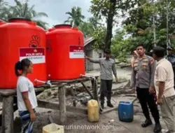Polres Dumai Bangun Sumur Bor Antisipasi Kekeringan di Gurun Panjang