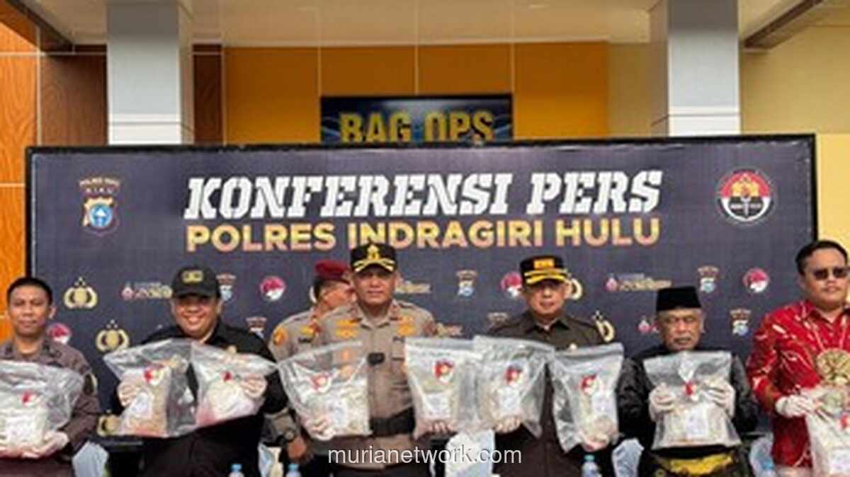 Polisi Gagalkan Peredaran 8 Kg Sabu dan Ribuan Ekstasi di Inhu, Tiga Kurir Ditangkap