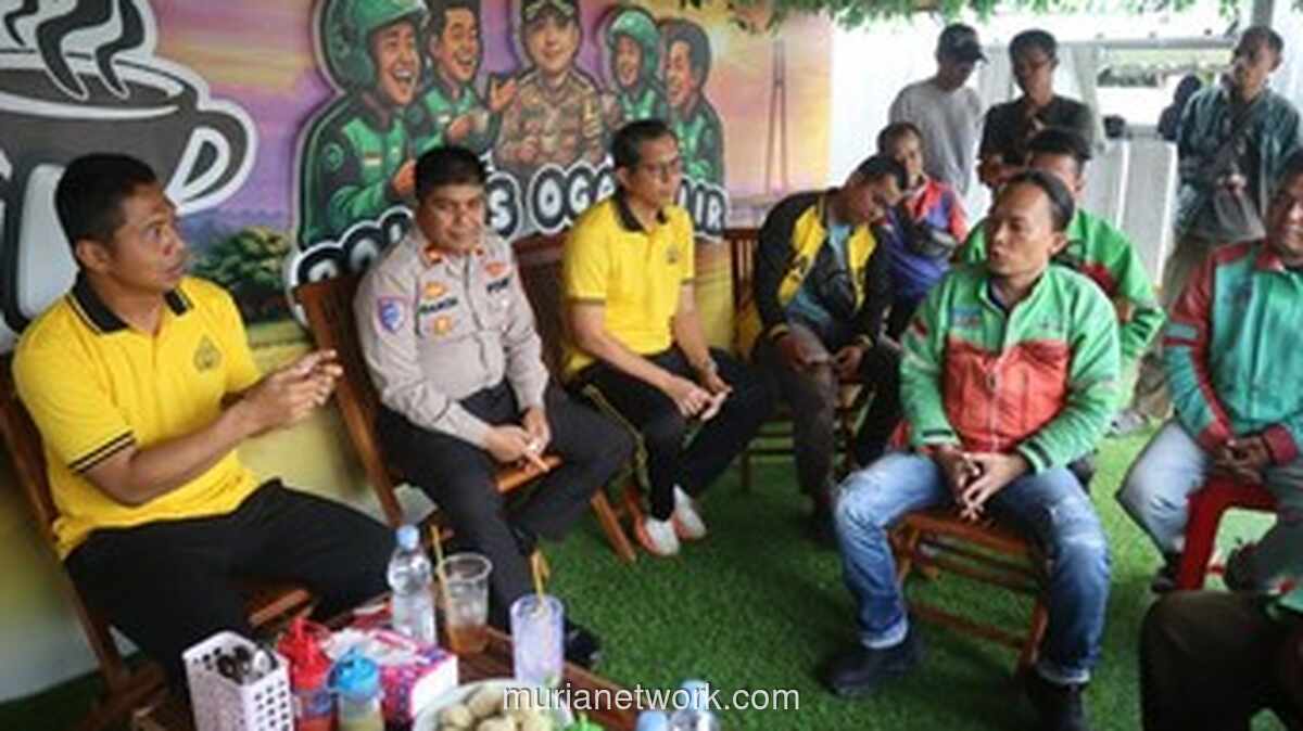 Polres Ogan Ilir Dialog dengan Ojol dan Pengemudi Bentor Jelang Operasi Patuh Musi 2026