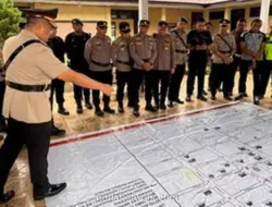 Polres Rohil Kerahkan 558 Personel Amankan Tradisi Bakar Tongkang 2026