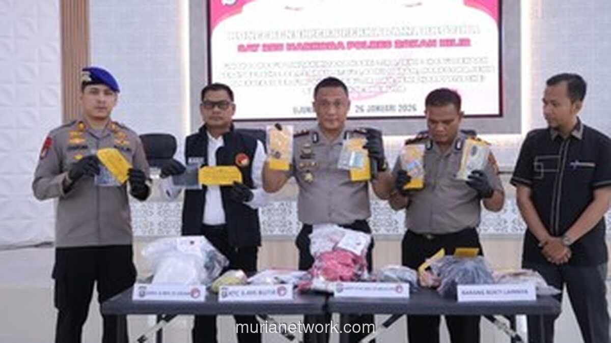 Polres Rohil Ungkap 31 Kasus Narkotika dan Amankan 47 Tersangka Sepanjang Mei 2026