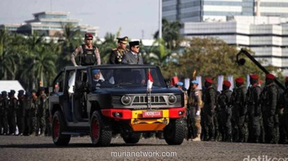 Prabowo Pimpin Upacara Hari Bhayangkara ke-80 di Cikeas, Lokasi Berbeda dari Tahun Sebelumnya