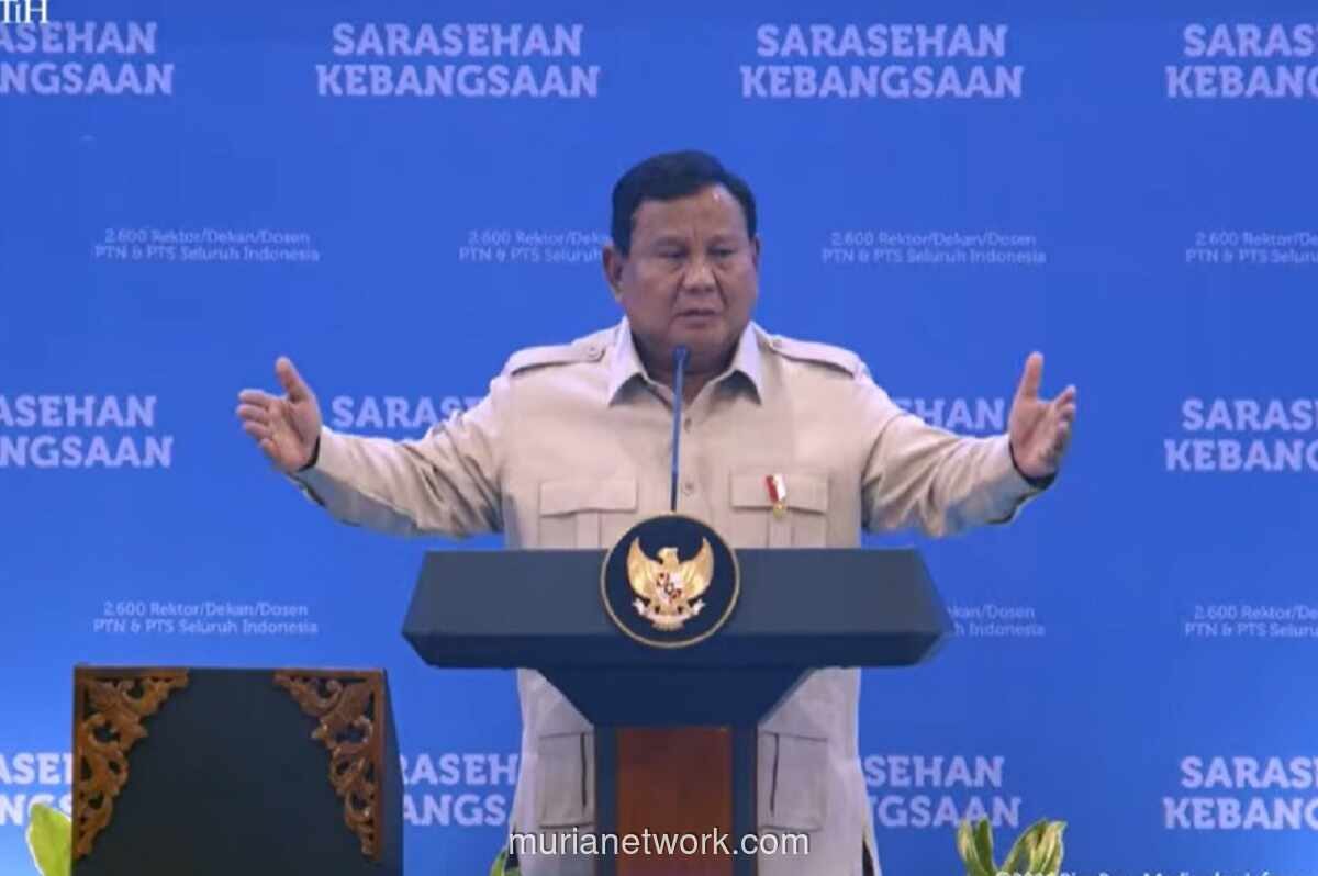 Prabowo: Masa Depan Indonesia Bergantung pada Kemampuan Elite untuk Bersatu