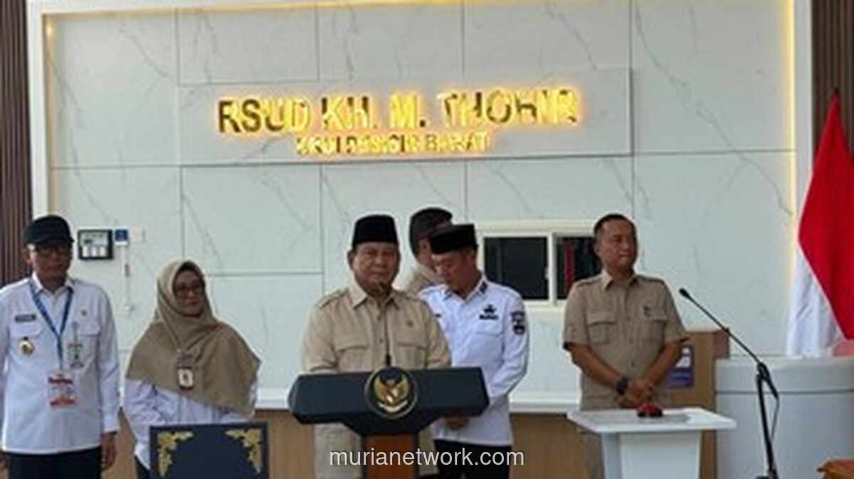 Presiden Prabowo Resmikan RSUD di Pesisir Barat Lampung, Dorong Pengelolaan Transparan dan Profesional