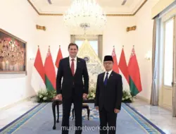 Prabowo Terima Kunjungan Kenegaraan Presiden Belarus di Istana Merdeka