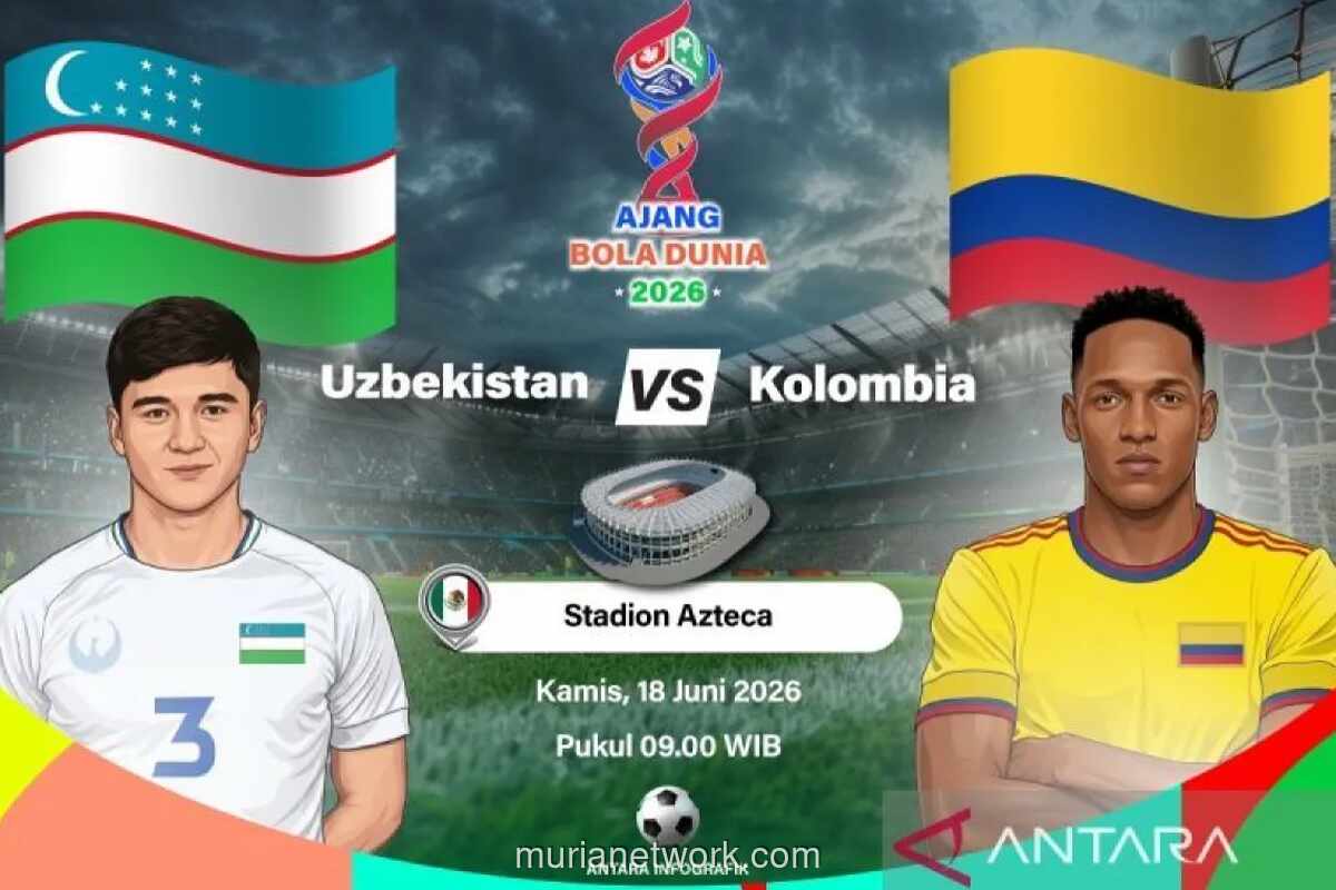 Uzbekistan Debut di Piala Dunia 2026, Langsung Hadapi Kolombia di Laga Perdana