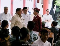 Presiden Prabowo Makan Siang Bersama Siswa Sekolah Rakyat di Bali, Tunjukkan Kedekatan dengan Rakyat