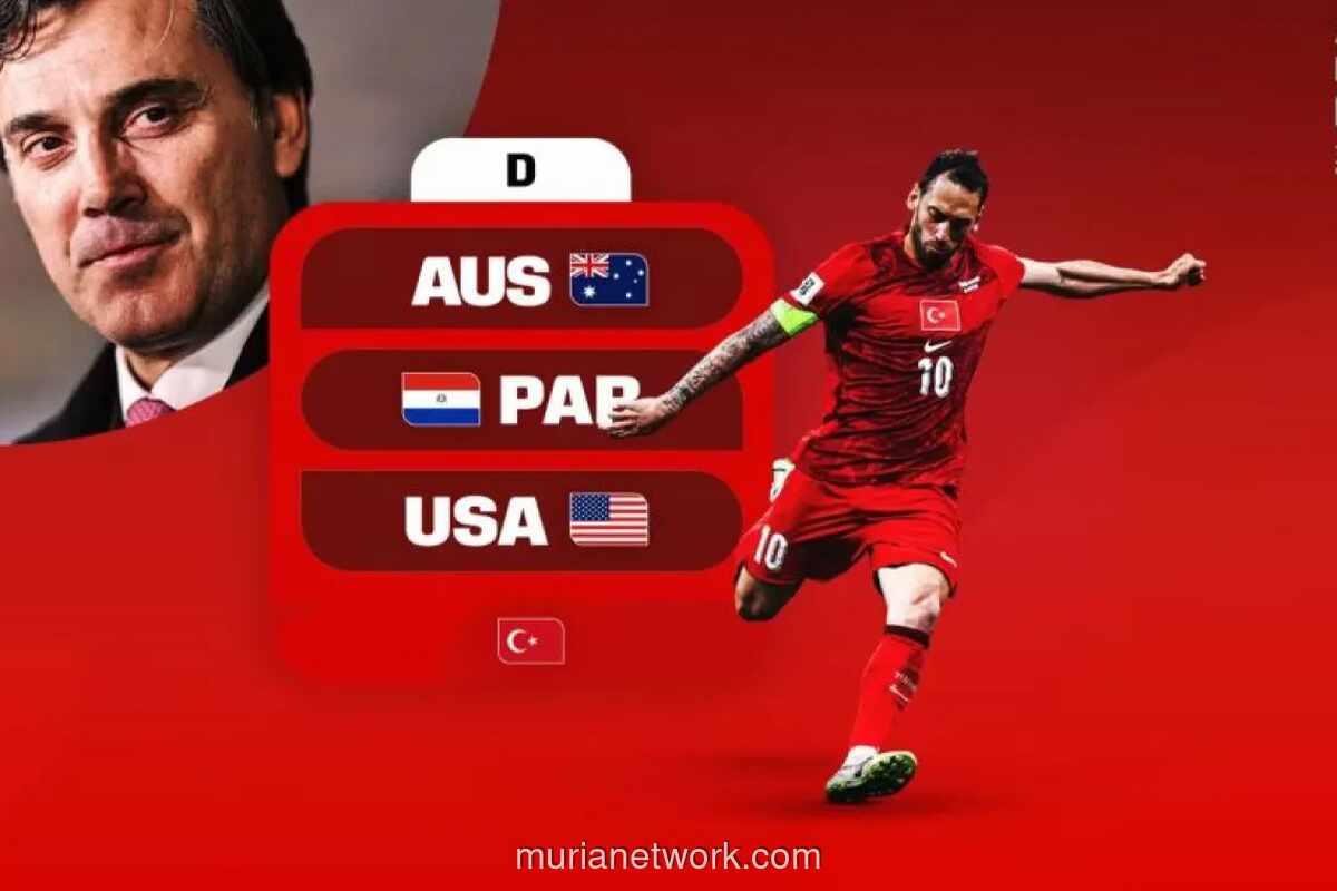 Turki Siap Ulang Kejutan Piala Dunia 2002 di Grup D yang Berat