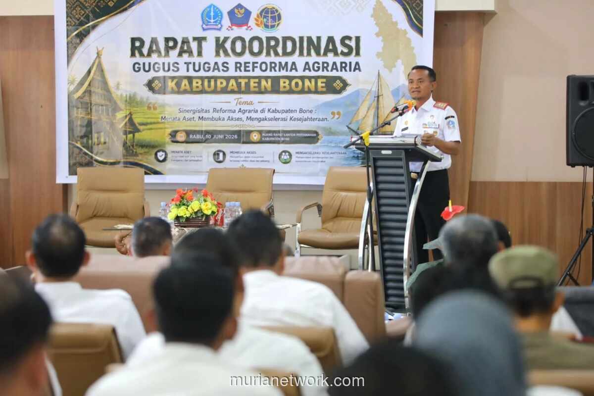 Bupati Bone Resmi Buka Rakor GTRA 2026, Dorong Reforma Agraria untuk Kesejahteraan Masyarakat