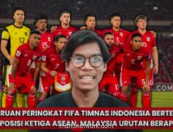 Timnas Indonesia Naik ke Peringkat 118 Dunia, Kokoh di Posisi Ketiga Asia Tenggara