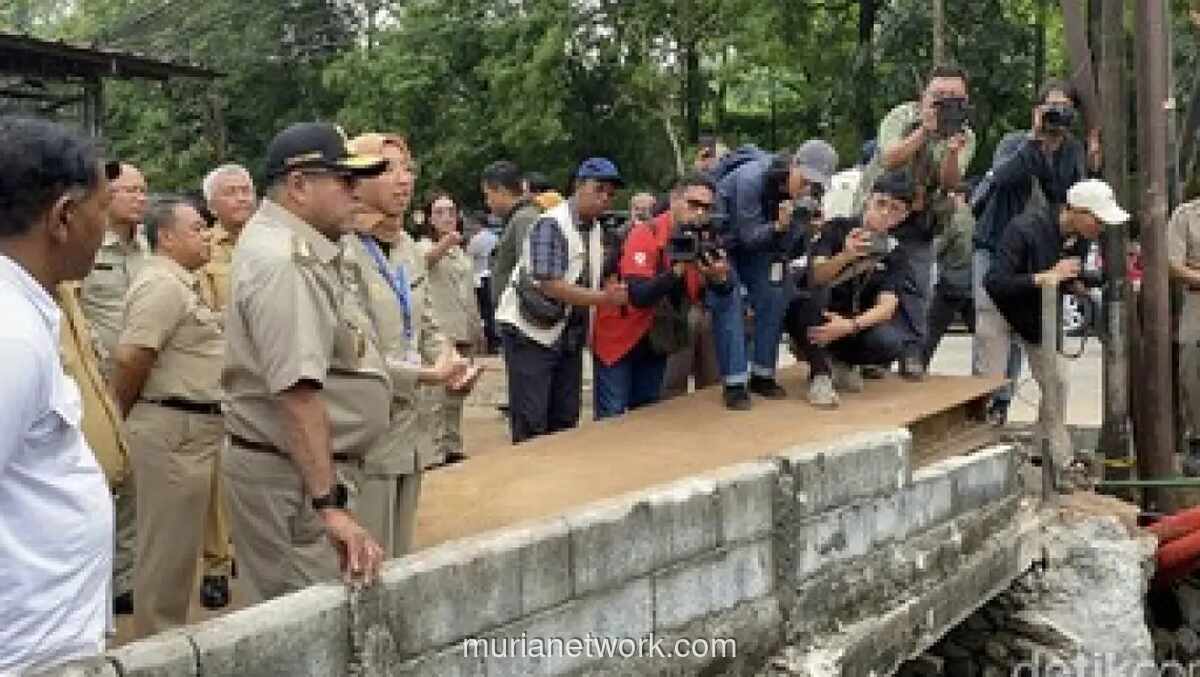 Wagub Rano Karno Terkejut Lihat Perbaikan Jalan Ambles Lenteng Agung Rampung 5 Hari
