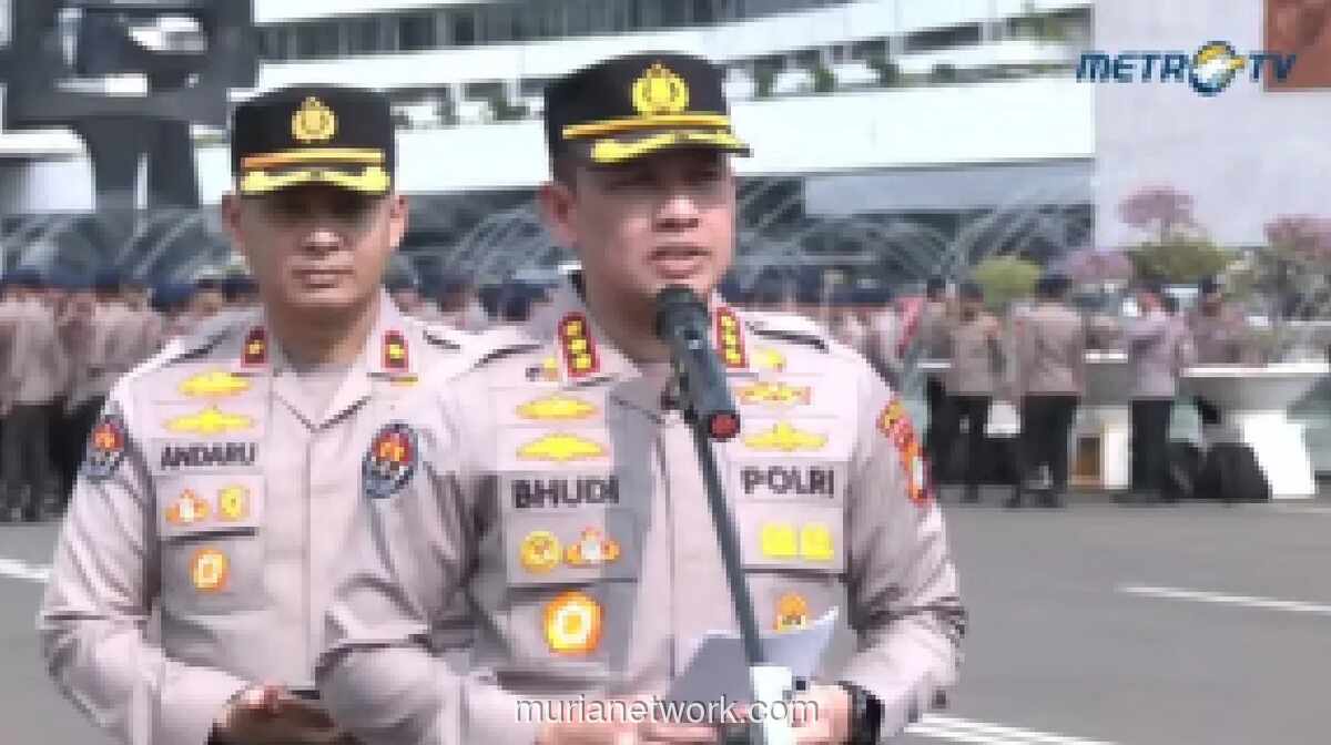 Polisi Kerahkan 5.955 Personel Amankan Demo Mahasiswa di Depan Gedung DPR