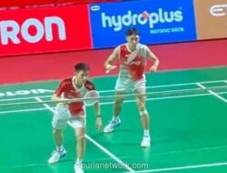 Raymond Indra dan Nikolaus Joaquin Tembus Final Indonesia Open 2026 Usai Kalahkan Senior