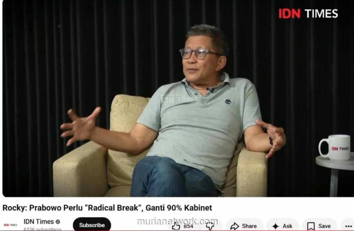Rocky Gerung Sebut Kabinet Prabowo “Dungu” dan Prediksi Pemerintahan Jatuh Jika Tak Segera Dirombak Besar-besaran