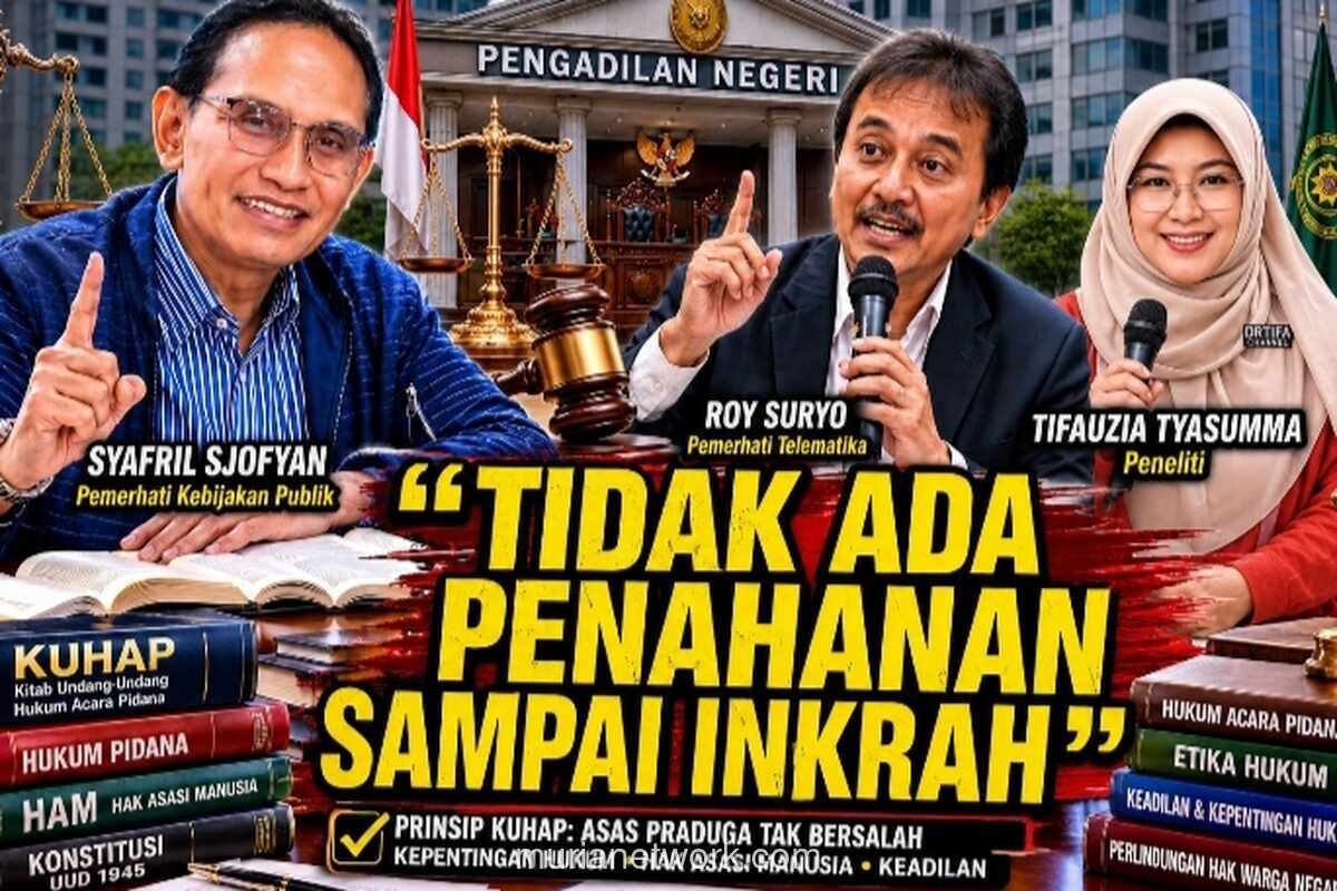 Roy Suryo dan dr. Tifa Diprediksi Tak Ditahan hingga Inkrah