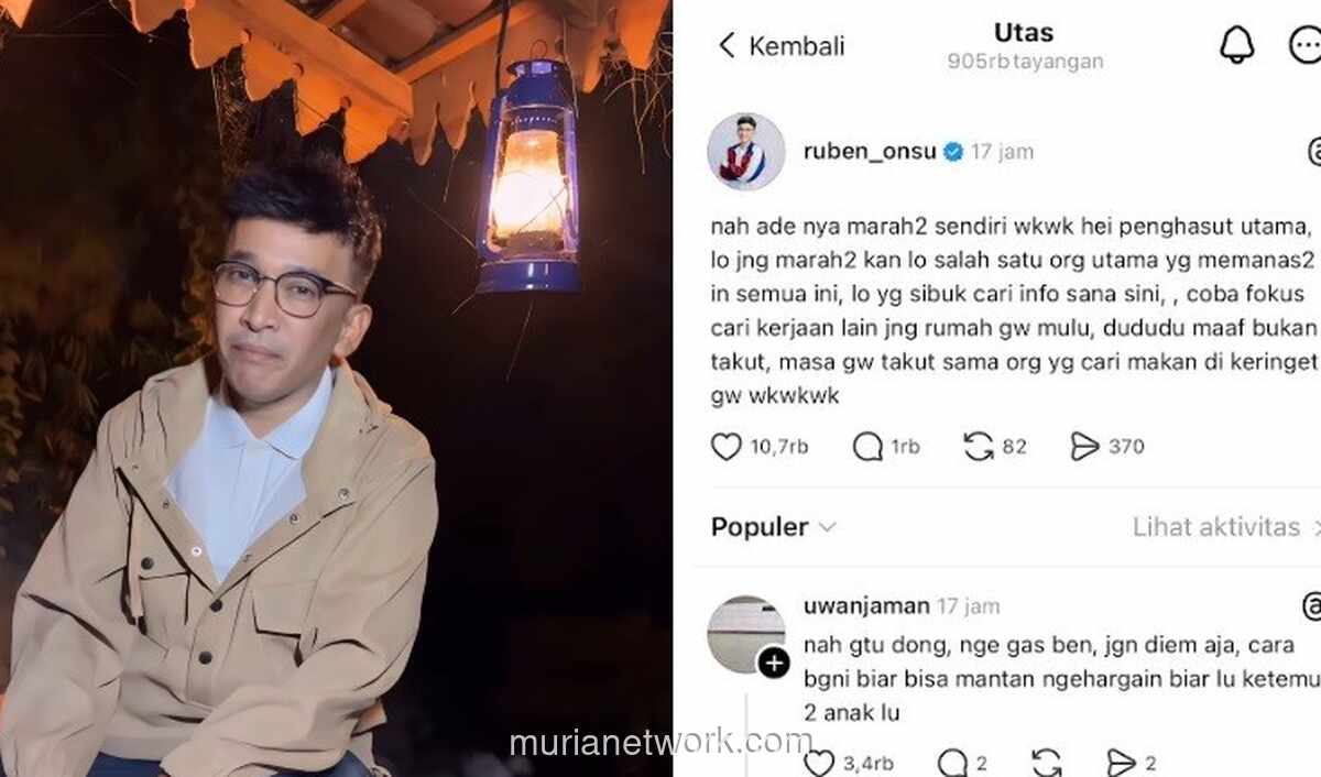 Ruben Onsu Sindir Adik Sarwendah sebagai Penghasut Konflik Rumah Tangga