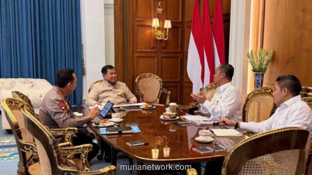 Presiden Prabowo Terima Laporan Langsung Kapolri soal Stabilitas Keamanan Nasional dan Persiapan Hari Bhayangkara 2026