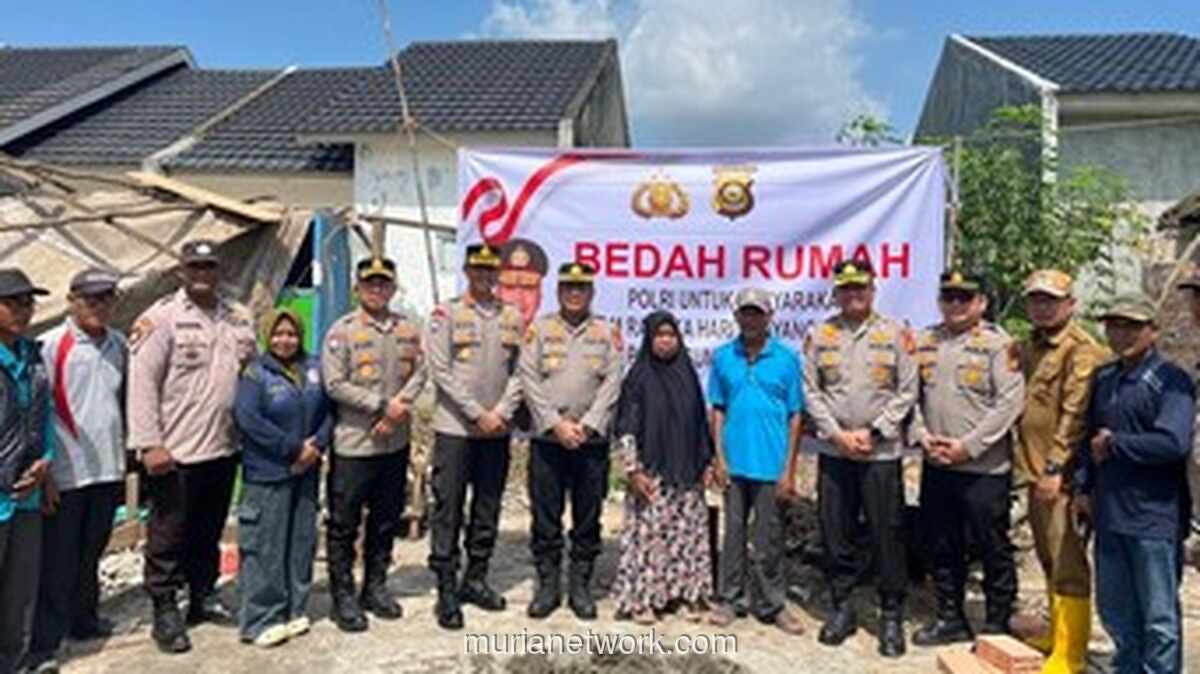 Polda Sumsel Mulai Bedah Rumah di Banyuasin Sambut Hari Bhayangkara ke-80