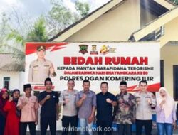 Polres OKI Bedah Rumah Mantan Napi Terorisme demi Percepat Reintegrasi Sosial