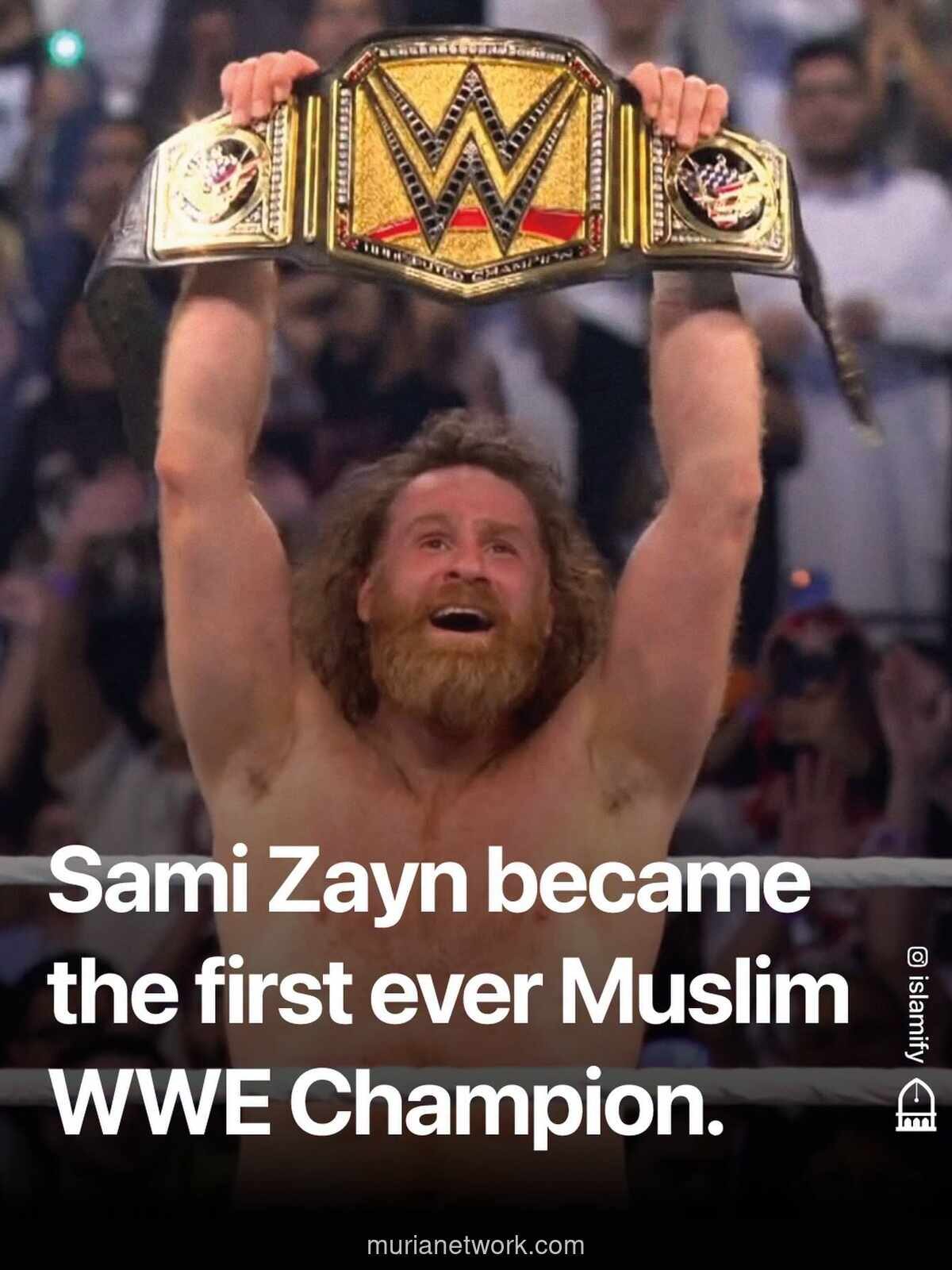 Sami Zayn Ukir Sejarah sebagai Juara Dunia WWE Muslim Pertama
