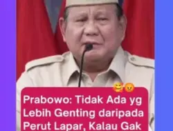 Presiden Prabowo Dinilai Bangun Narasi Kelaparan Ekstrem demi Legitimasi Program Makan Bergizi Gratis