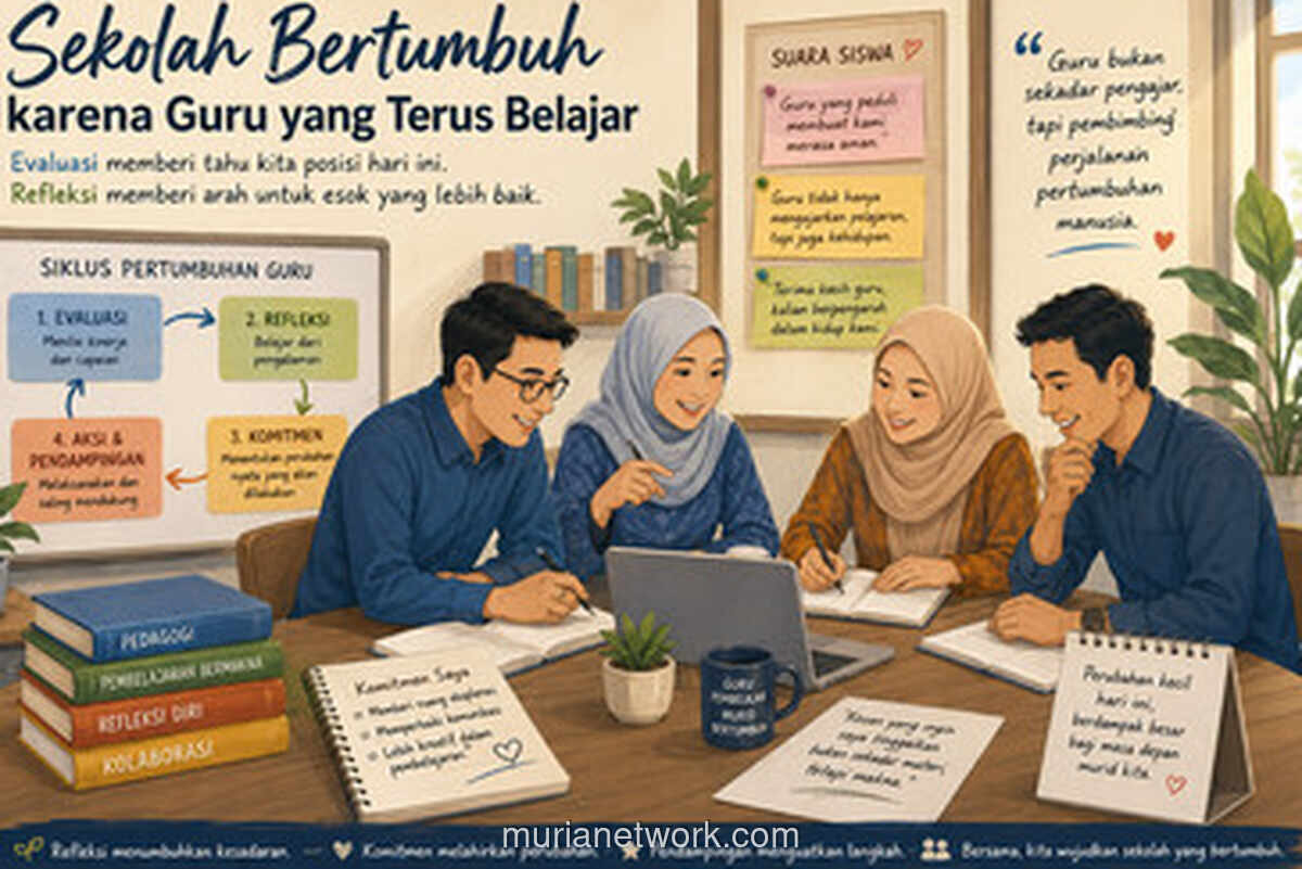 Refleksi Guru Dinilai Lebih Bermakna Daripada Sekadar Evaluasi Kinerja untuk Dorong Pertumbuhan Sekolah