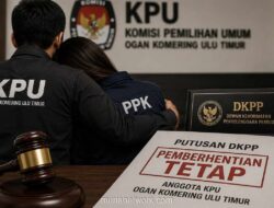 DKPP Pecat Anggota KPU OKU Timur Terbukti Selingkuh dengan Bawahan dan Lakukan Pungli