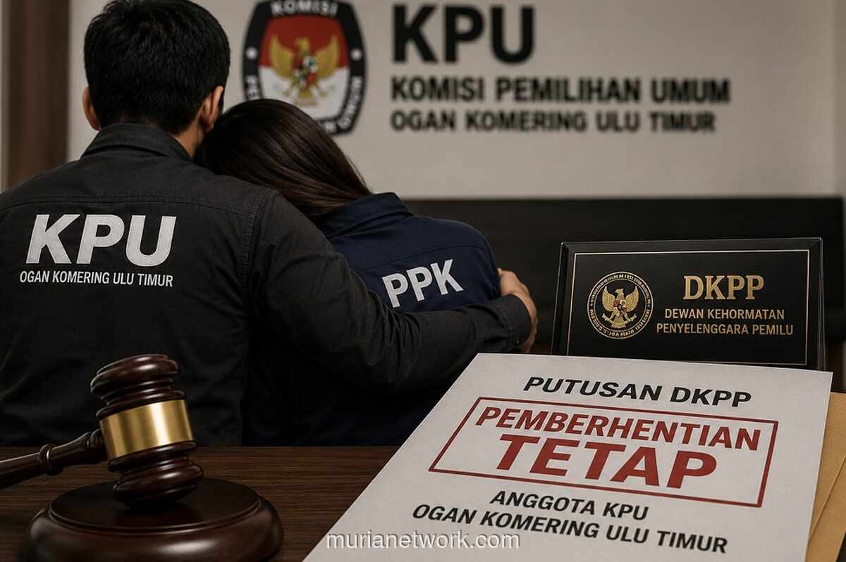 DKPP Pecat Anggota KPU OKU Timur Terbukti Selingkuh dengan Bawahan dan Lakukan Pungli