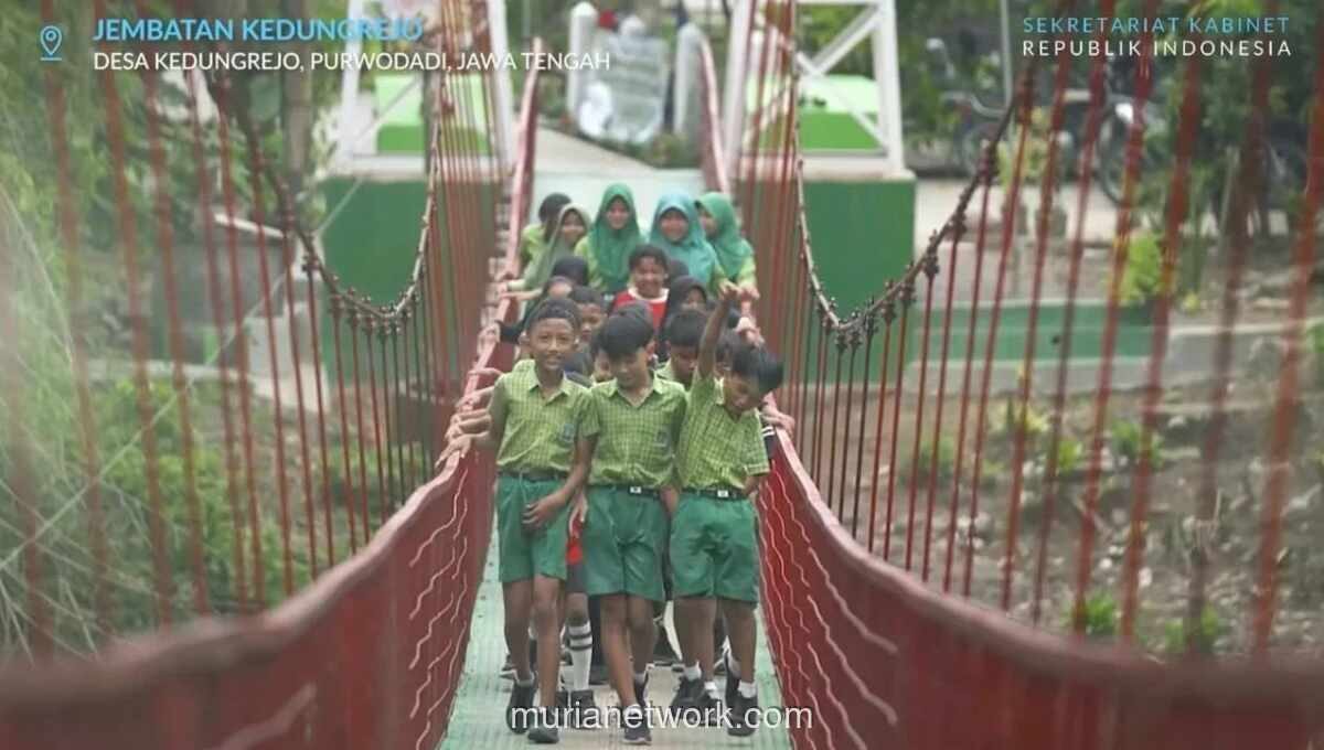 Pemerintah Targetkan 5.000 Jembatan Gantung Rampung Akhir 2026 untuk Hubungkan Daerah Terpencil