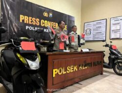 Polisi Bekuk Dua Spesialis Curanmor di Kediri, Beraksi di Dua Kota