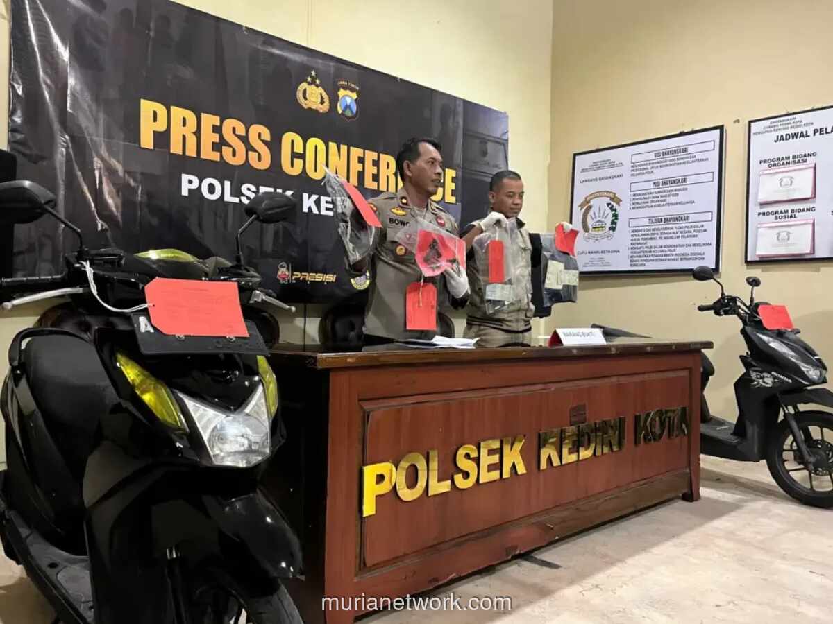 Polisi Bekuk Dua Spesialis Curanmor di Kediri, Beraksi di Dua Kota