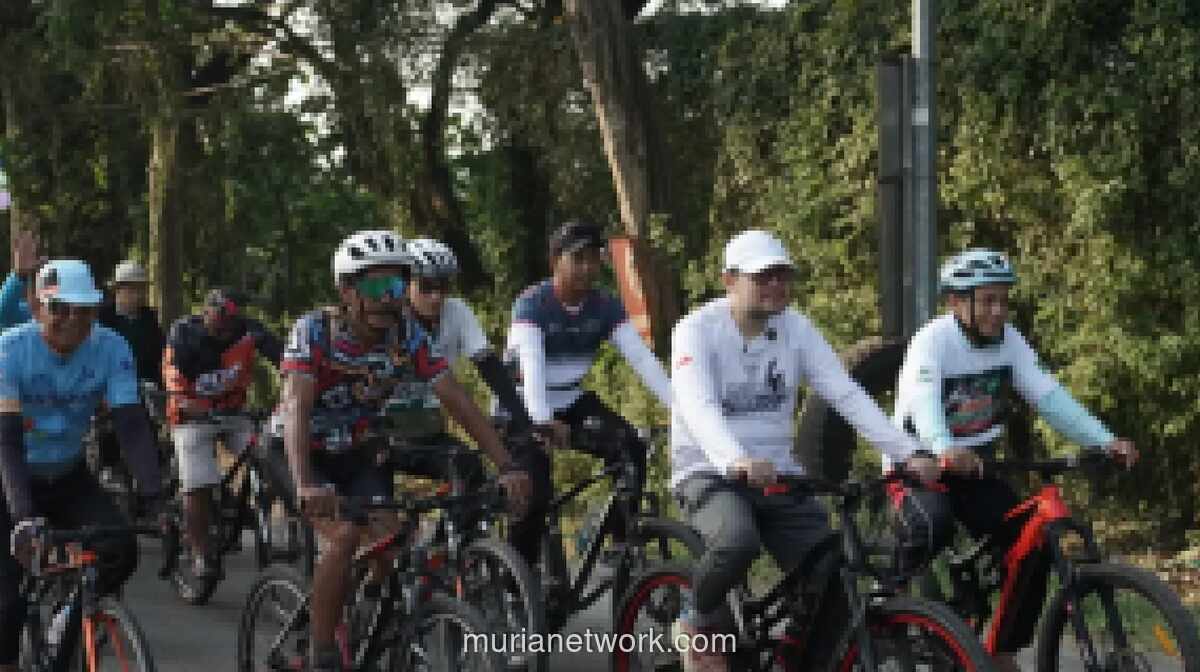Gowes Muharram PBNU di Lamongan-Bojonegoro Seribu Peserta, Padukan Olahraga dan Syiar Islam